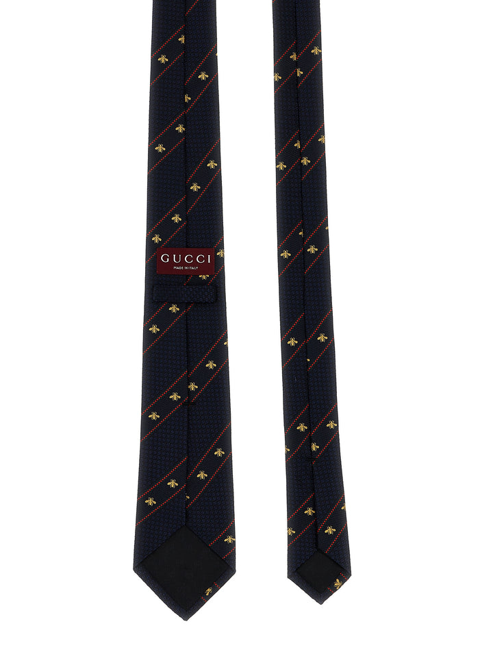 Gucci Blue Silk Tie