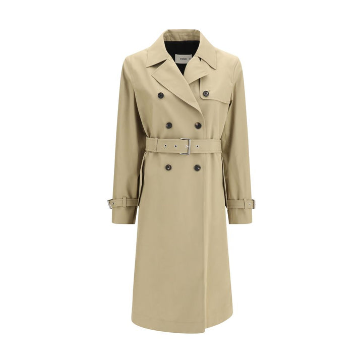Fendi Beige Cotton Coat
