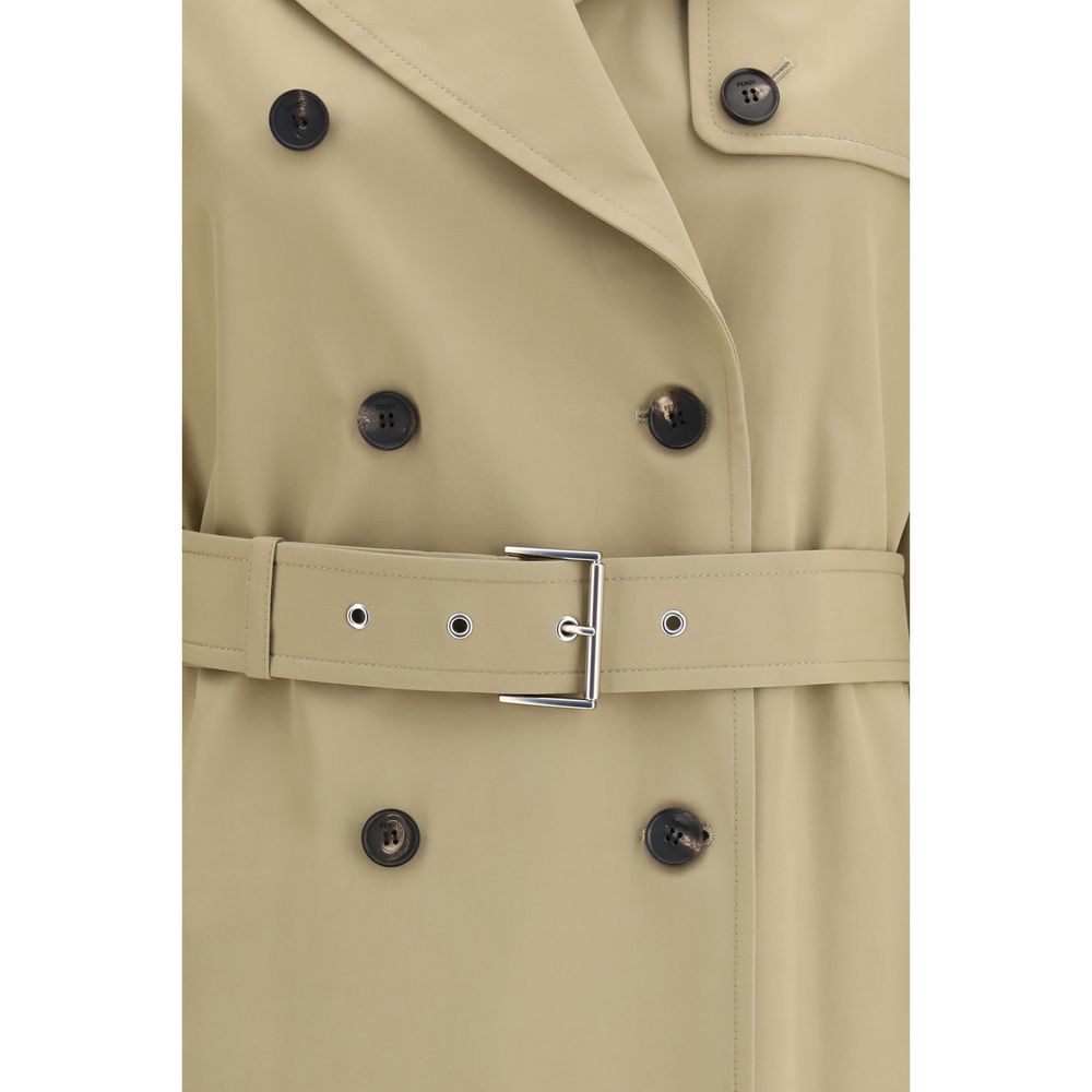 Fendi Beige Cotton Coat
