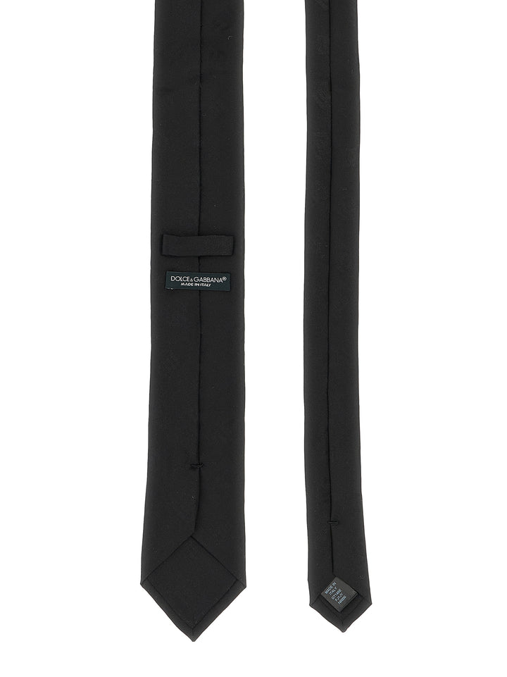 Dolce & Gabbana Black Silk Tie