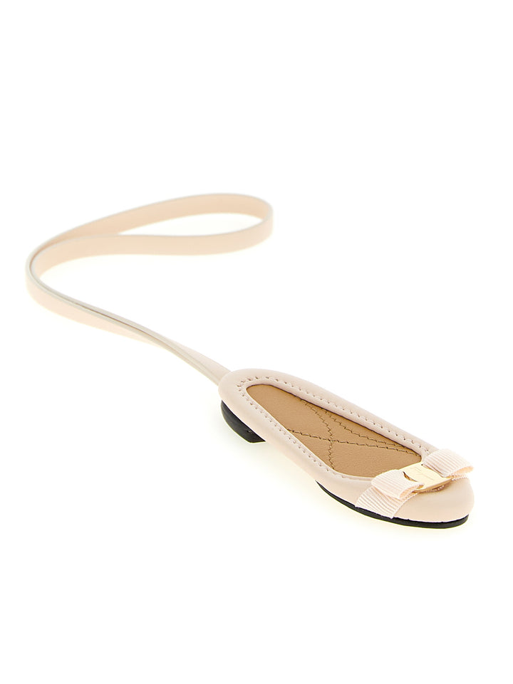 Ferragamo Multicolor Calfskin Keychain