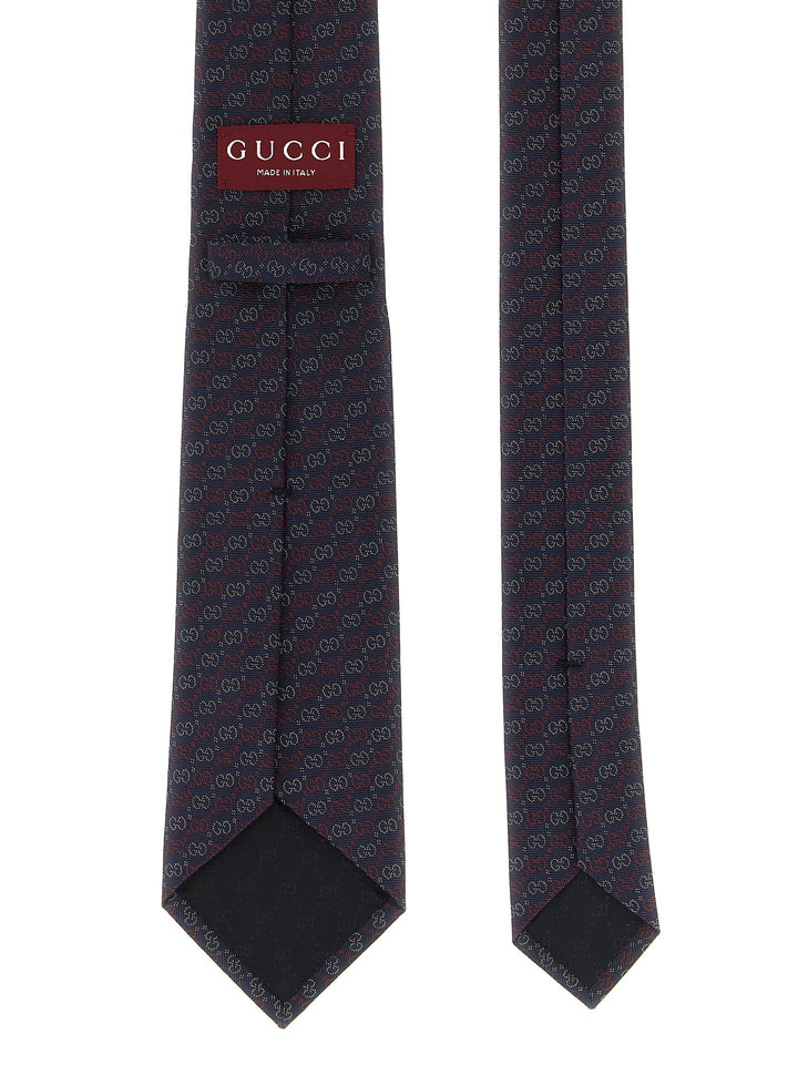 Gucci Blue Silk Tie