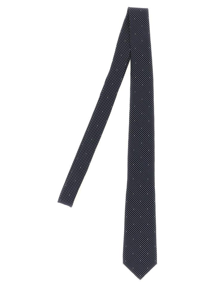 Saint Laurent Blue Silk Tie