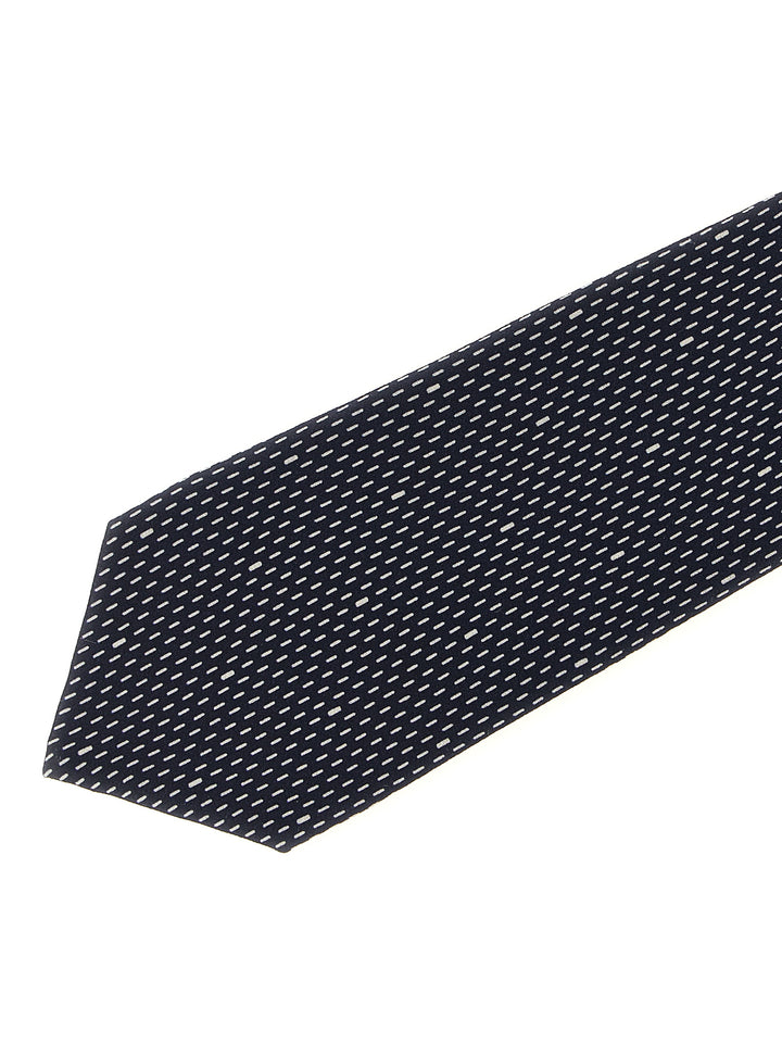 Saint Laurent Blue Silk Tie