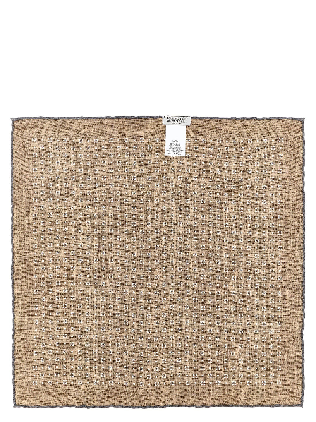 Brunello Cucinelli Gray Silk Accessories