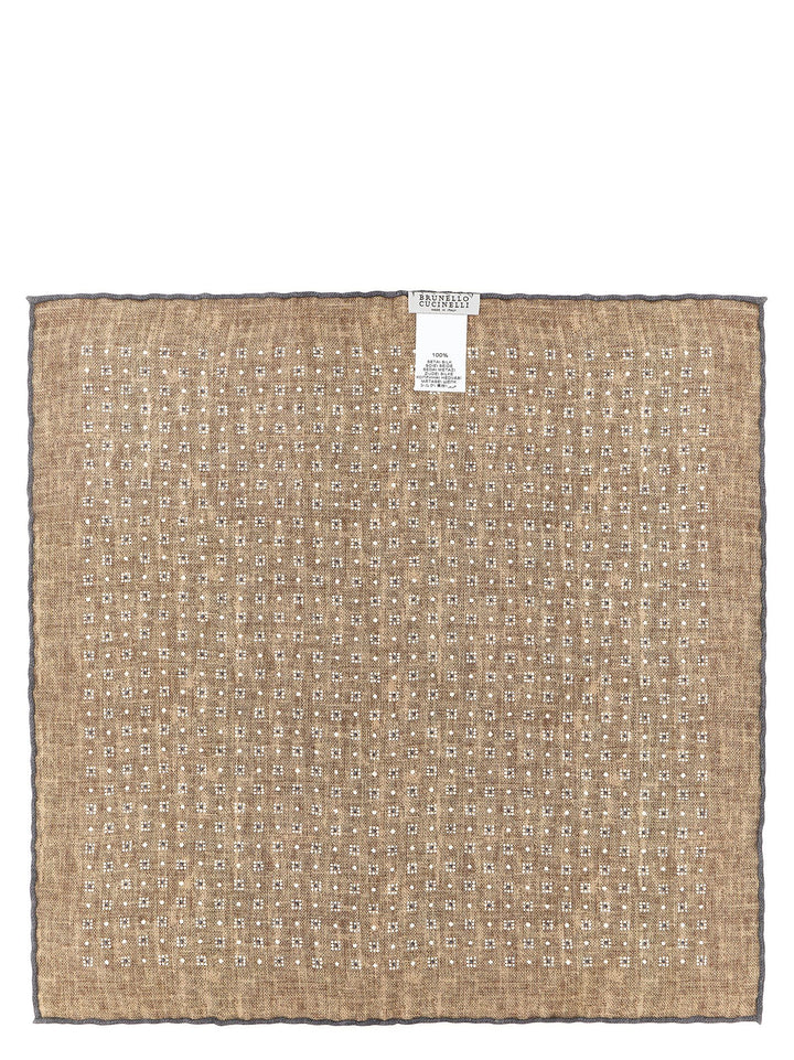 Brunello Cucinelli Gray Silk Accessories