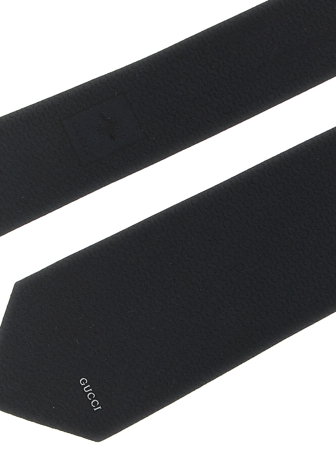 Gucci Black Silk Tie