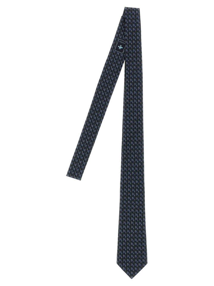 Gucci Blue Silk Tie