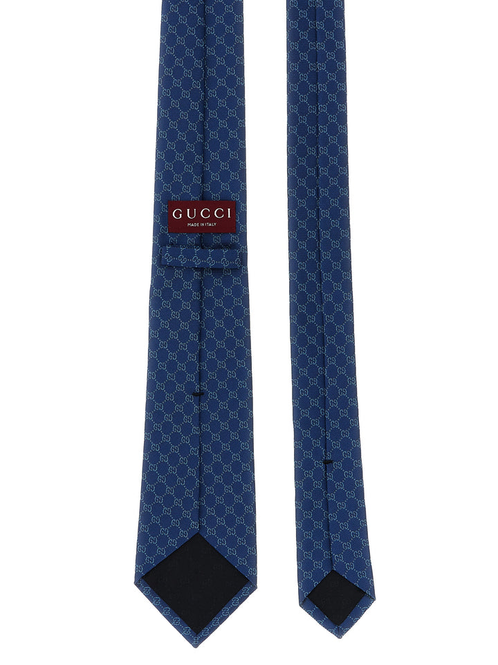 Gucci Blue Silk Tie