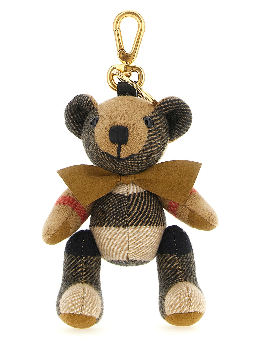 Burberry Beige Cashmere Keychain