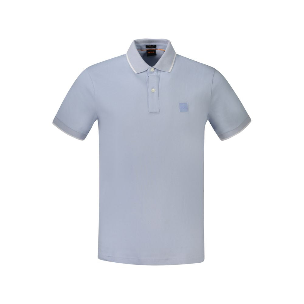 Hugo Boss Azure Cotton Men's Polo Shirt