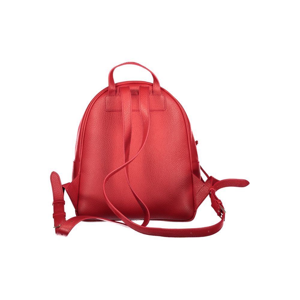 Coccinelle Red Leather Women's Backpack