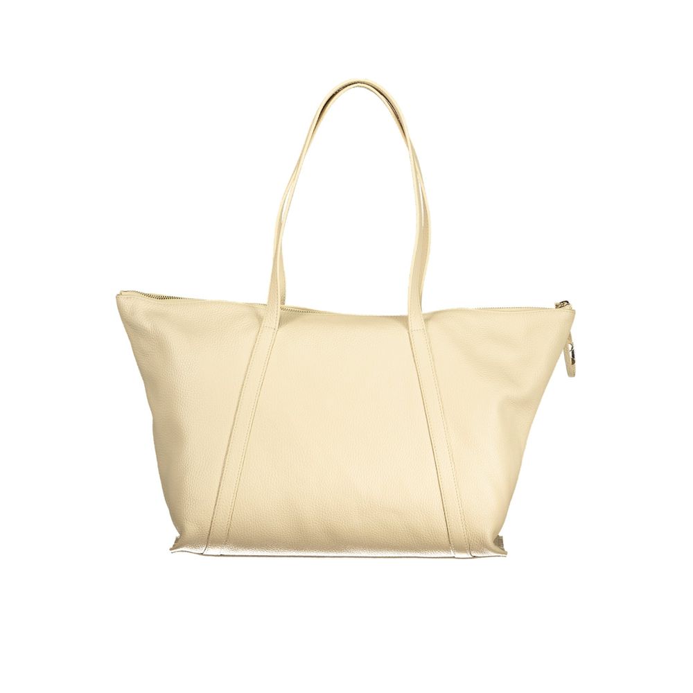Coccinelle Beige Leather Women's Bag
