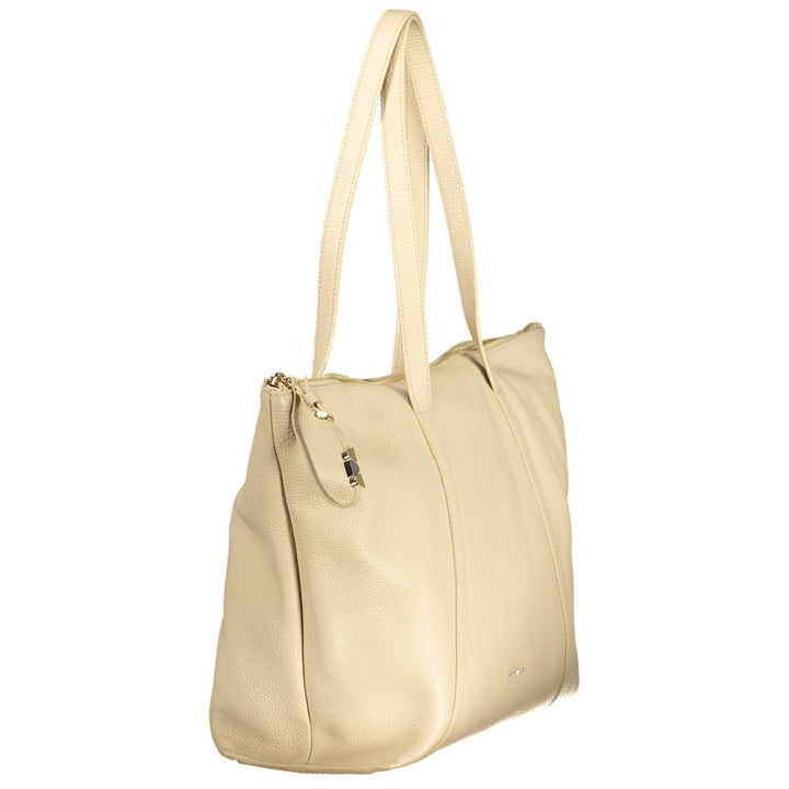 Coccinelle Beige Leather Women's Bag