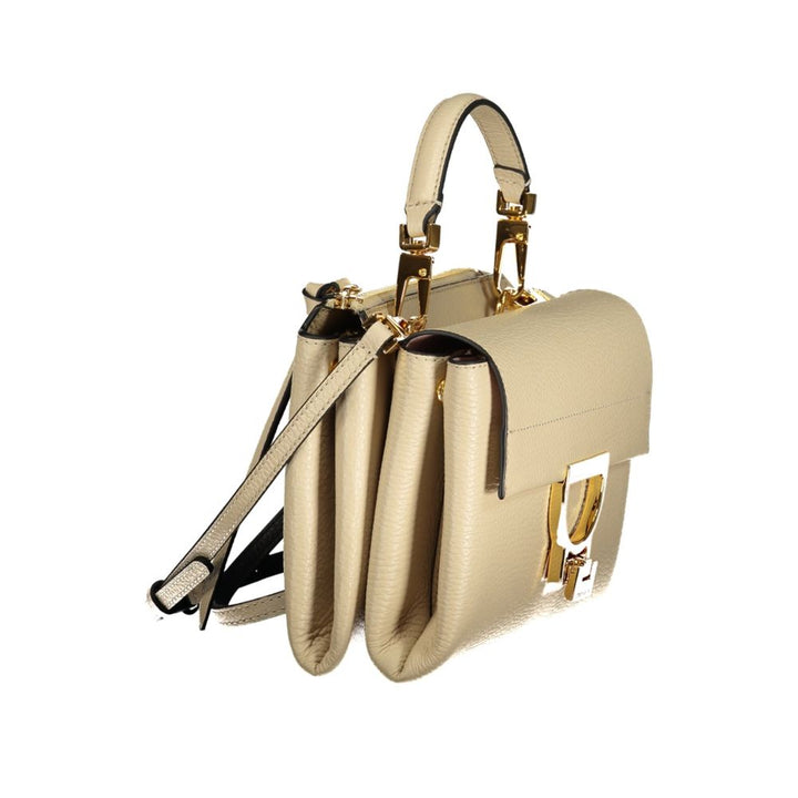 Coccinelle Beige Leather Women's Bag