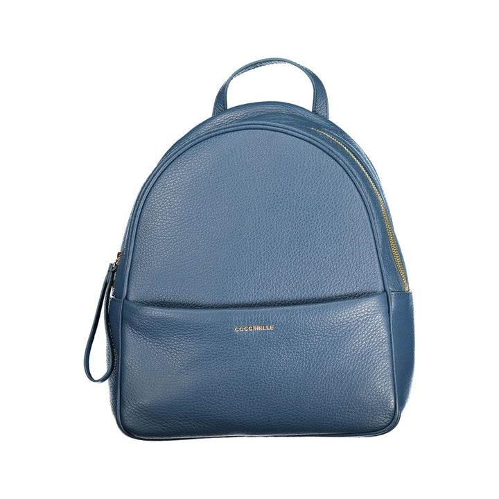 Coccinelle Blue Leather Womens Backpack