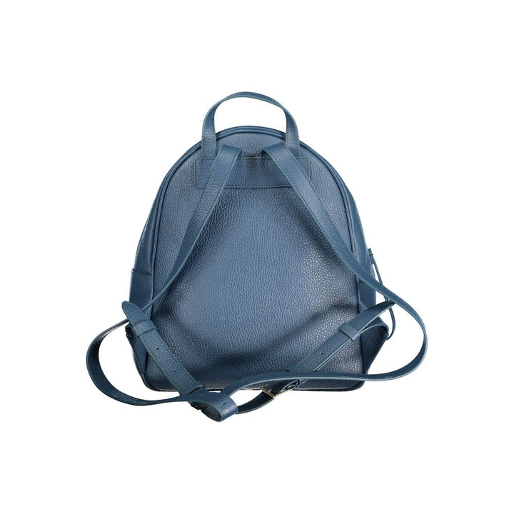 Coccinelle Blue Leather Womens Backpack