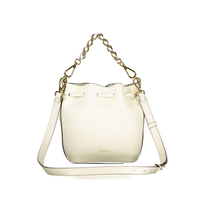 Coccinelle White Leather Handbag