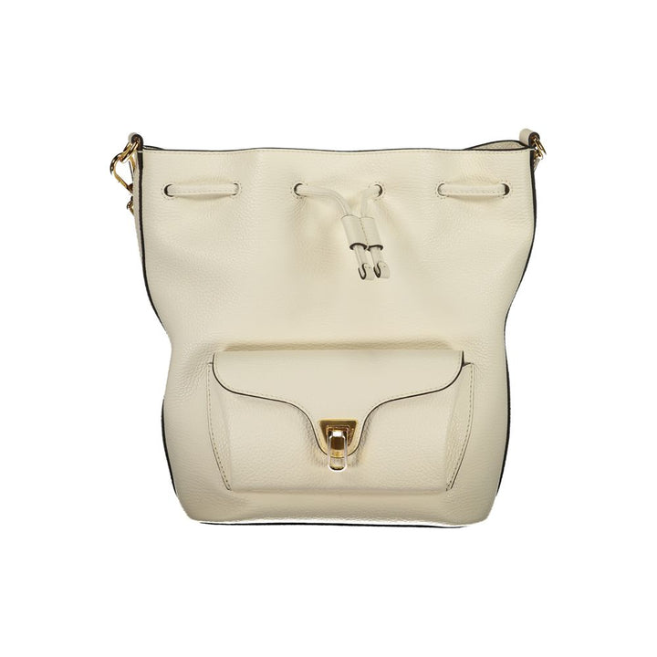 Coccinelle White Leather Handbag