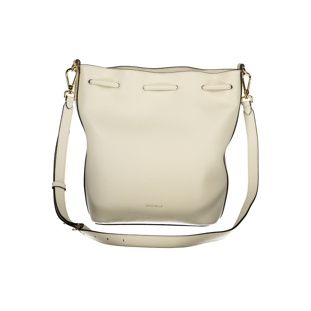 Coccinelle White Leather Handbag