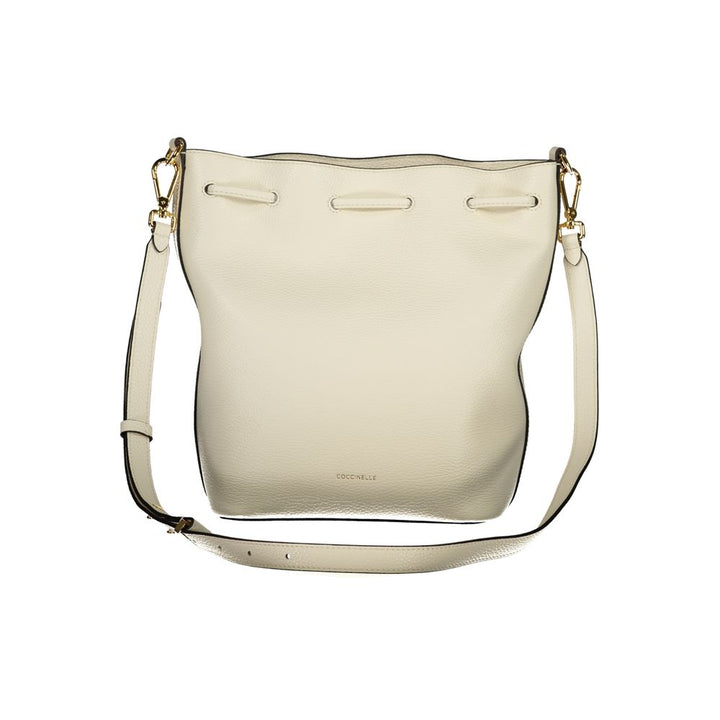 Coccinelle White Leather Handbag