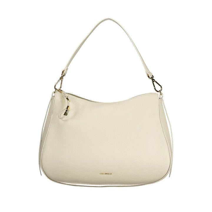 Coccinelle White Leather Handbag