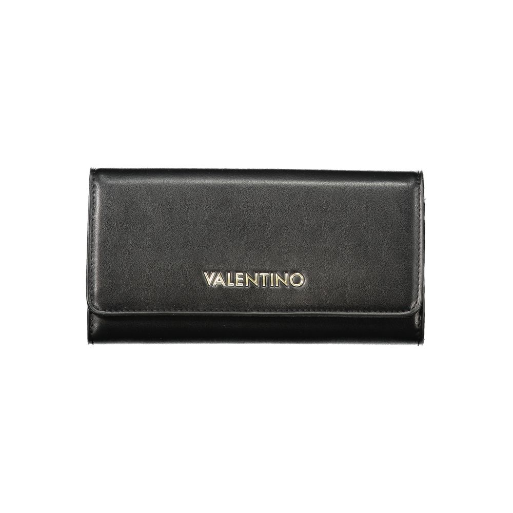 Mario Valentino Black Polyurethane Women's Wallet