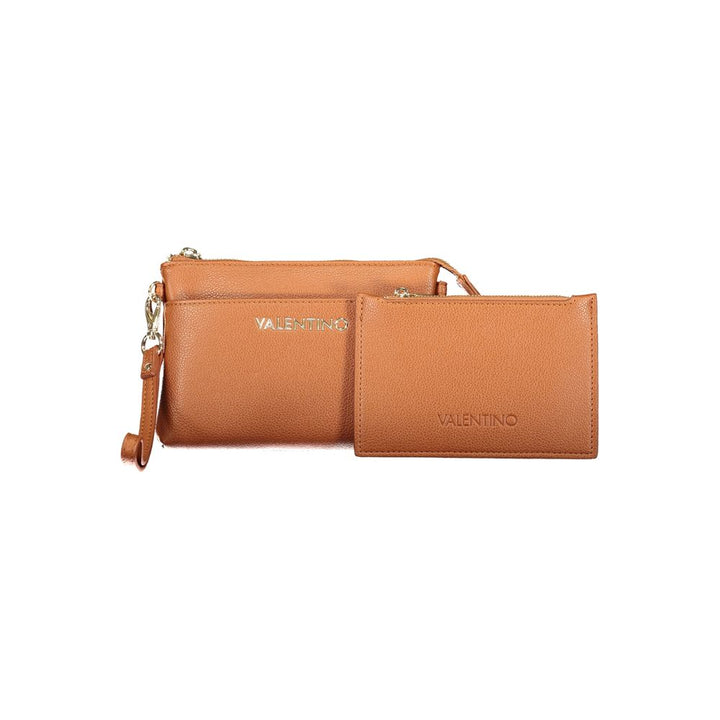 Mario Valentino Brown Polyurethane Women's Wallet