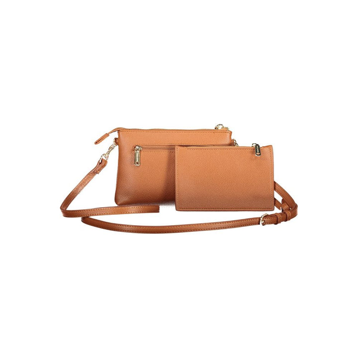 Mario Valentino Brown Polyurethane Women's Wallet