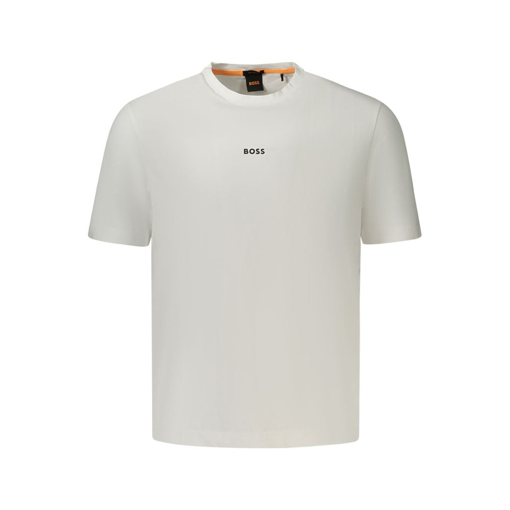 Hugo Boss White Cotton Men's T-Shirt