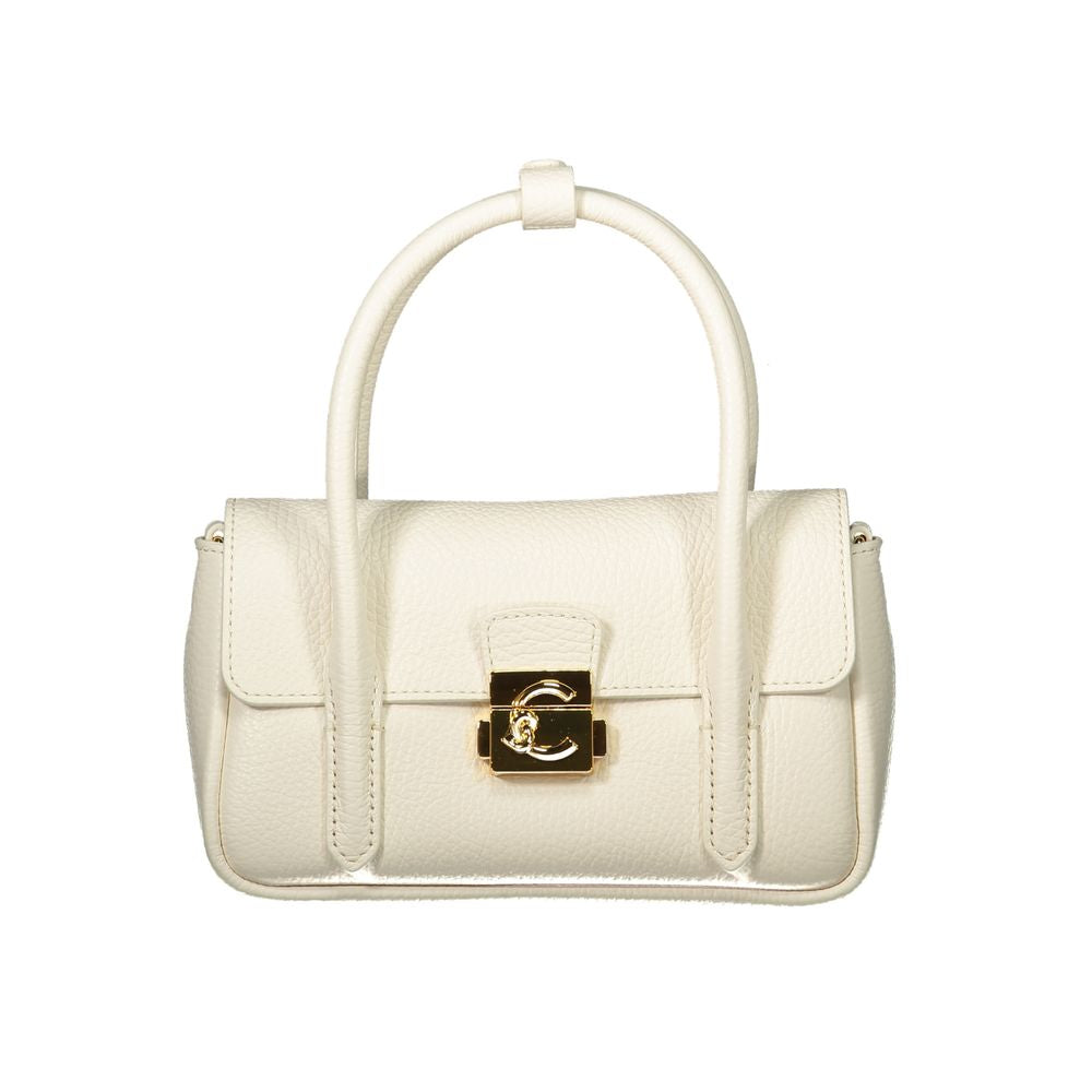 Coccinelle White Leather Handbag