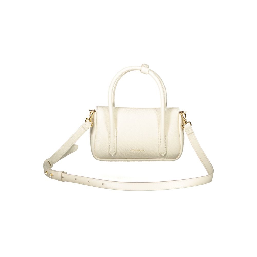 Coccinelle White Leather Handbag