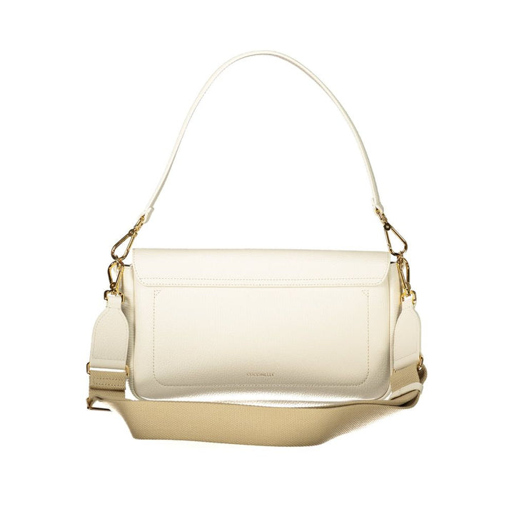 Coccinelle White Leather Handbag