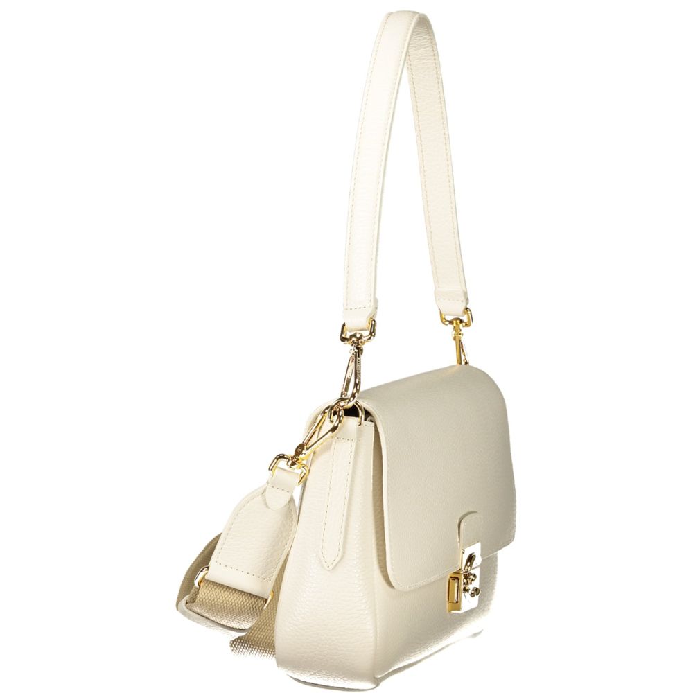 Coccinelle White Leather Handbag