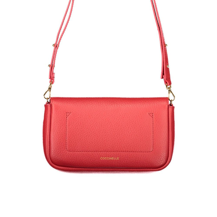 Coccinelle Red Leather Handbag