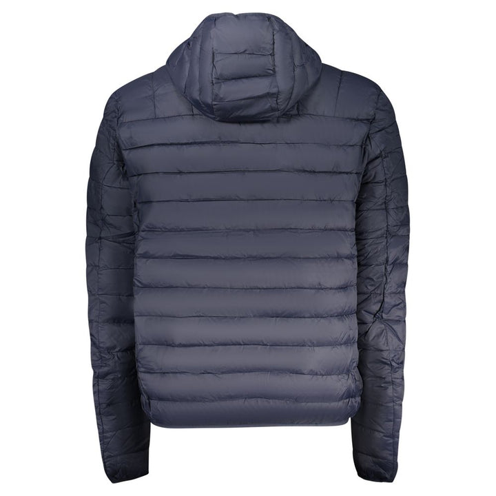 Cavalli Class Blue Polyester Shell Jacket