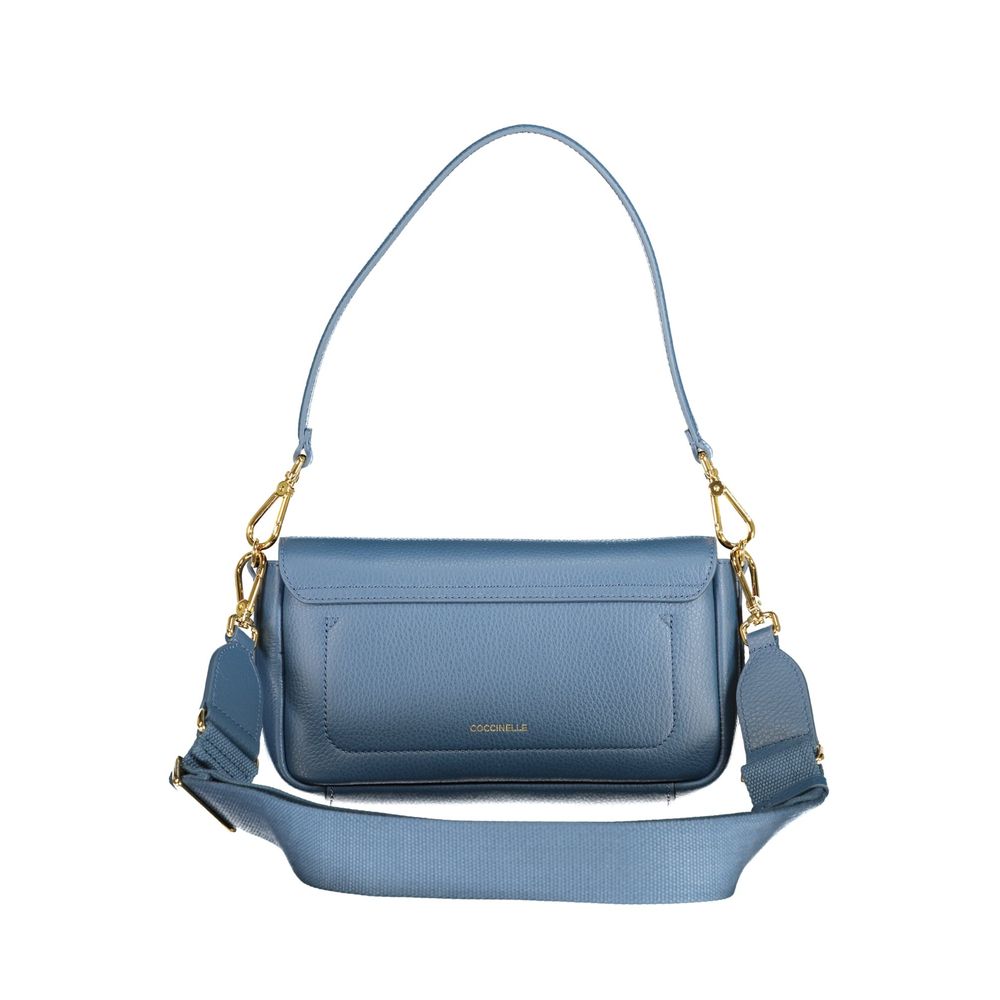 Coccinelle Blue Leather Handbag