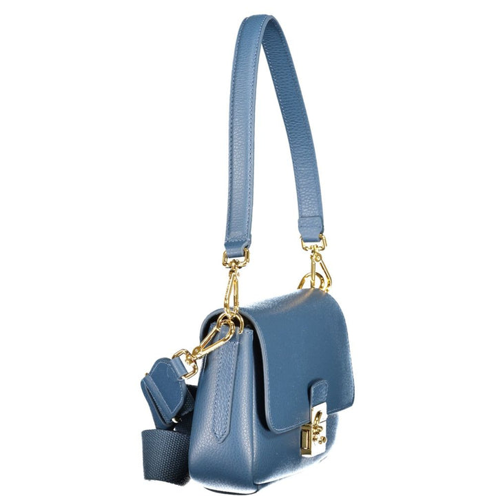 Coccinelle Blue Leather Handbag