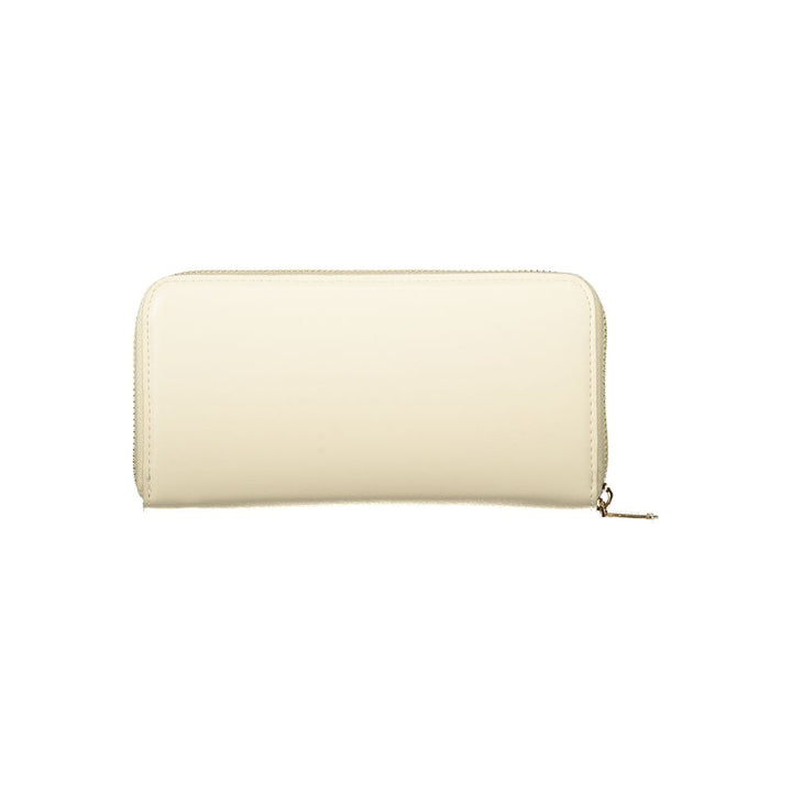 Mario Valentino Beige Polyethylene Wallet