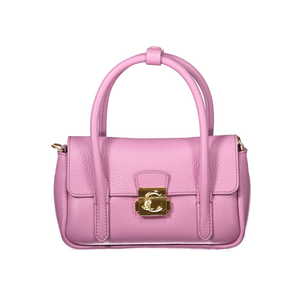 Coccinelle Purple Leather Handbag