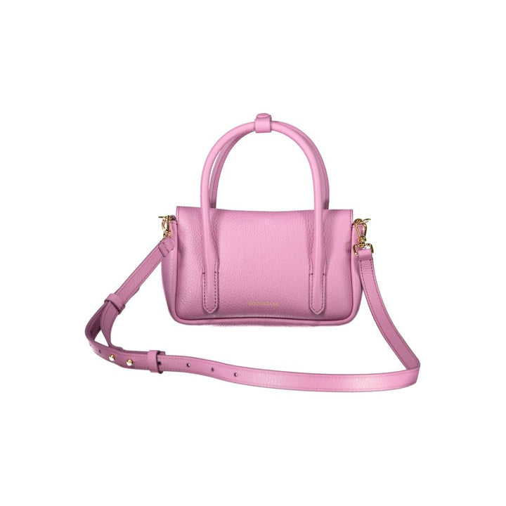Coccinelle Purple Leather Handbag