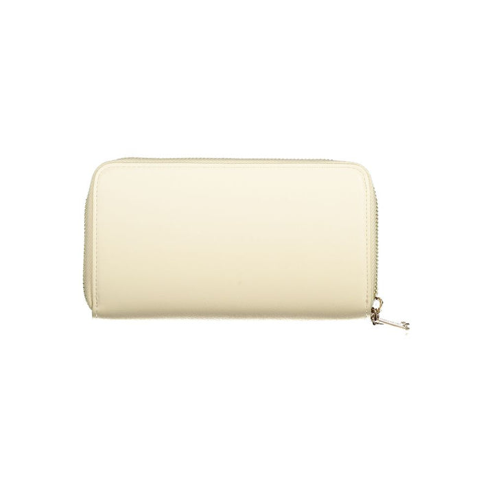 Mario Valentino Beige Polyethylene Wallet