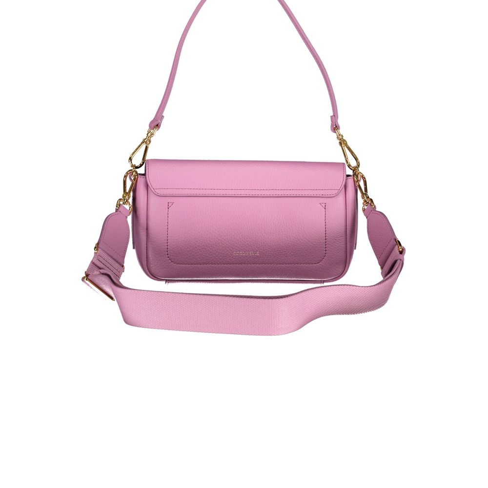 Coccinelle Purple Leather Handbag