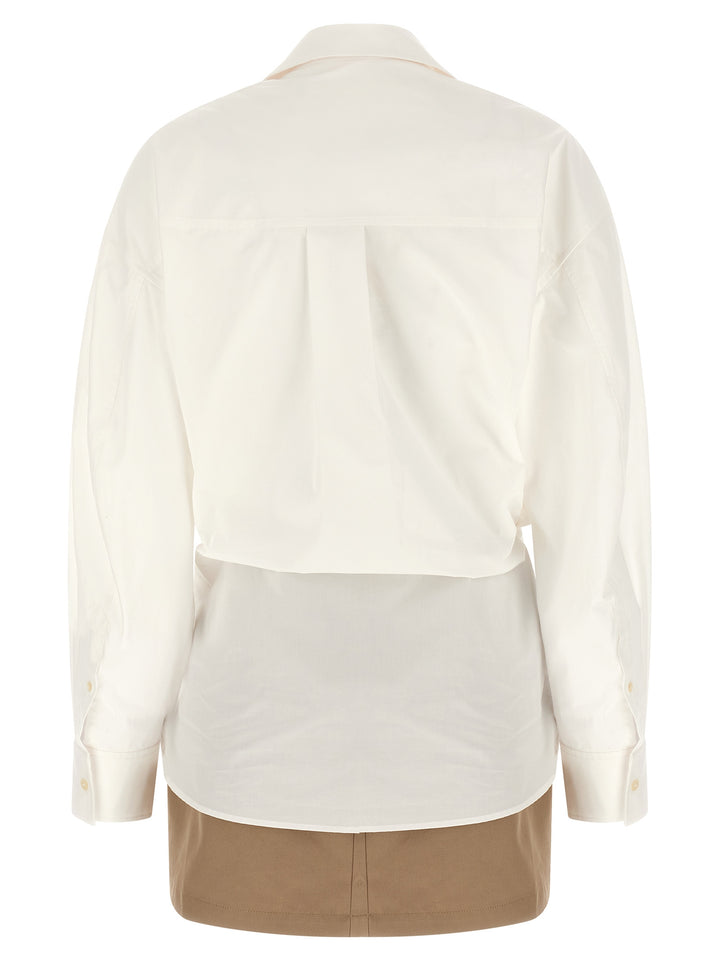 Alexander Wang White Cotton Short Dress