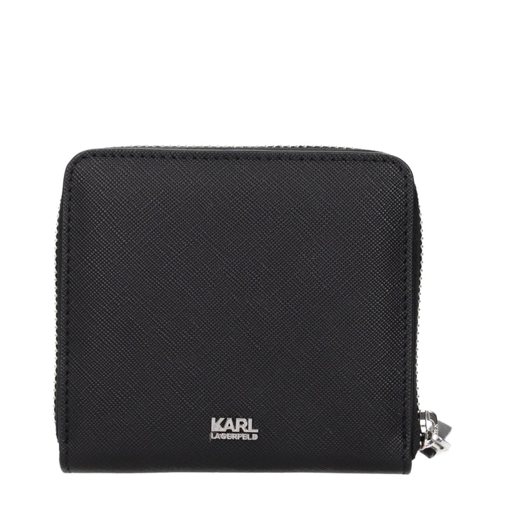 Karl Lagerfeld Black Polyethylene Wallet