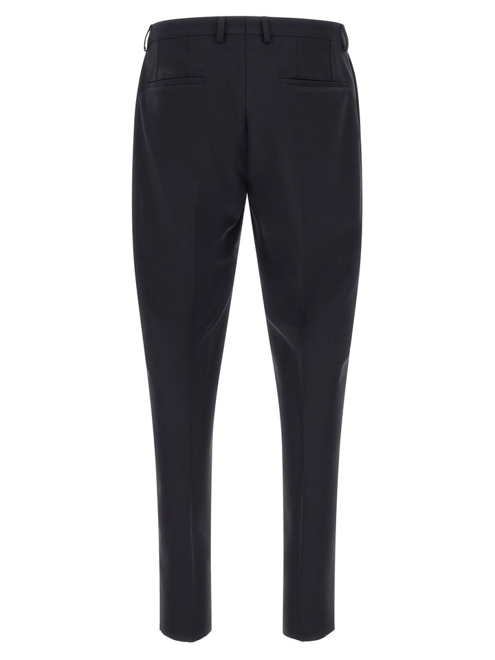 Dolce & Gabbana Blue Virgin Wool Two-Piece Suit