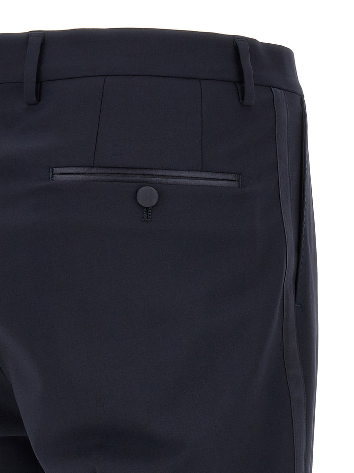 Dolce & Gabbana Blue Virgin Wool Two-Piece Suit