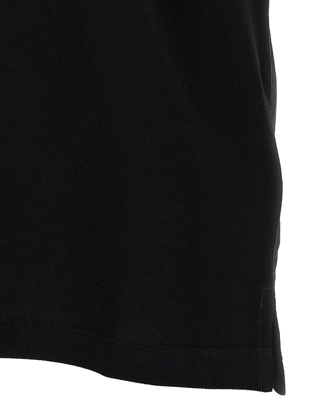 Fendi Black Cotton Polo Shirt