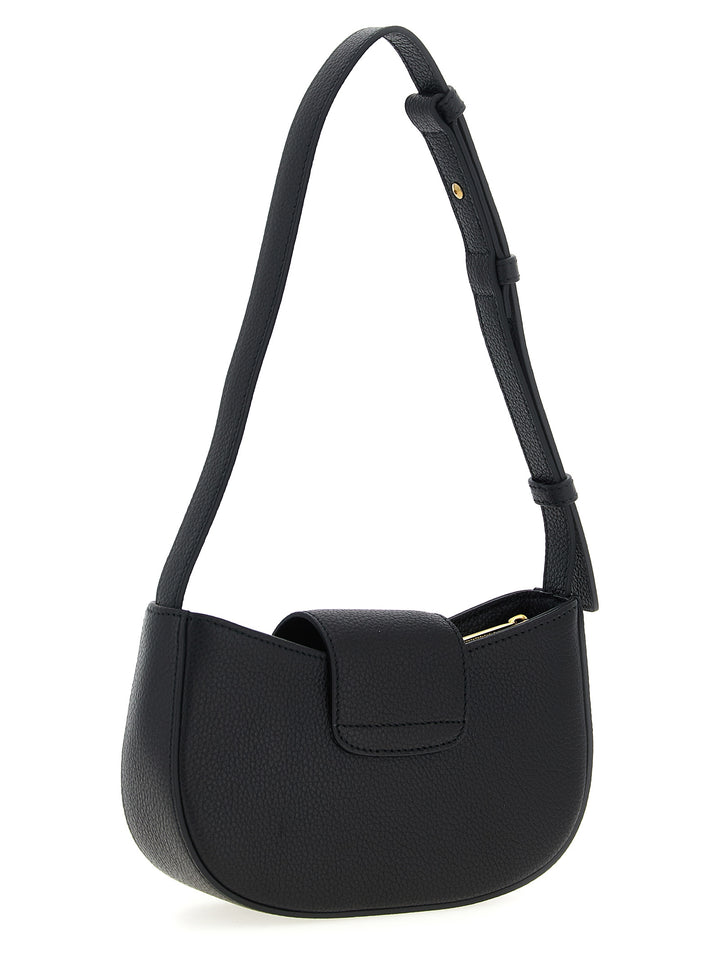 Ferragamo Black Calfskin Shoulder Bag