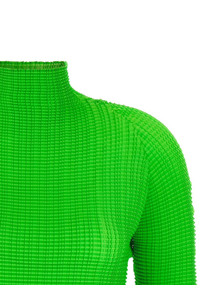 Issey Miyake Bicolor Polyester Blouse